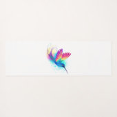 Exotic Rainbow Hummingbird Yogamatte (Rückseite (Horizontal))