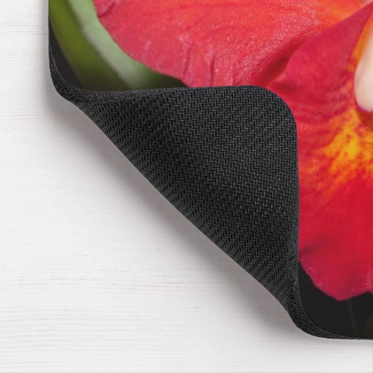 Exotic Red Orchid Mousepad (Ecke)