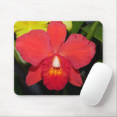 Exotic Red Orchid Mousepad (Mit Mouse)