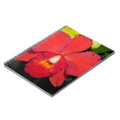 Exotic Red Orchid Notizblock (Linke Seite)