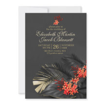 Exotic Red West Indian Jasmine Wedding