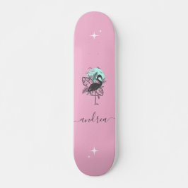 Exotic rosa Flamingo Sommer Sparkon Name Tropical Skateboard