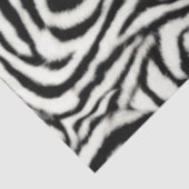 Exotic Safari Curvy Zebra Streifen Seidenpapier (Ausschnitt)
