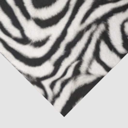 Exotic Safari Curvy Zebra Streifen Seidenpapier (Ausschnitt)