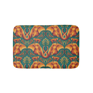 Exotic Safari TapestPattern - The White Lotus Badematte