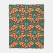 Exotic Safari TapestPattern - The White Lotus Fleecedecke (Vorderseite)