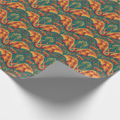 Exotic Safari TapestPattern - The White Lotus Geschenkpapier (Ecke)