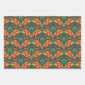 Exotic Safari TapestPattern - The White Lotus Geschenkpapier Set (Vorderseite)