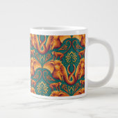 Exotic Safari TapestPattern - The White Lotus Jumbo-Tasse (Rechts)