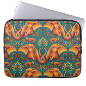 Exotic Safari TapestPattern - The White Lotus Laptopschutzhülle (Vorderseite)