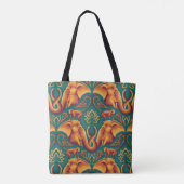 Exotic Safari TapestPattern - The White Lotus Tasche (Rückseite)