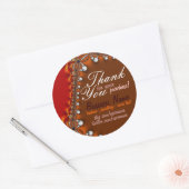 Exotic Satin Business Vielen Dank Sticker (Umschlag)