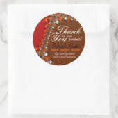 Exotic Satin Business Vielen Dank Sticker (Tasche)