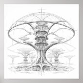 Exotic Sci-Fi Art: Alien Bio-Dome Hydroponic Poster (Vorne)