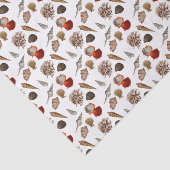 Exotic Seashell Beach Thema Seidenpapier (Ausschnitt)