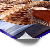 Exotic SeaShell Fotografie Sanibel Island Florida Poster (Ecke)