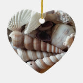 Exotic Seashells Collection, Summer Beach Keramik Ornament (Vorne)