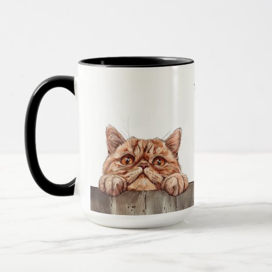 Exotic Shorthair Cat Tasse (Links)