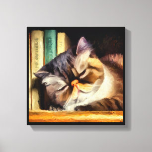 Exotic-Shorthair-Katze  Leinwanddruck