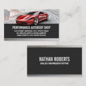 Exotic Sports Car Vehicle | Mechanische Dienste Visitenkarte (Vorne/Hinten)
