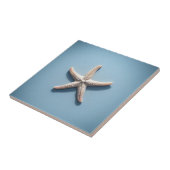 Exotic Starfish with Blue Blackground Fliese (Seite)