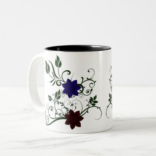 Exotic Stephanotis Blume Tasse (Vorderseite Links)