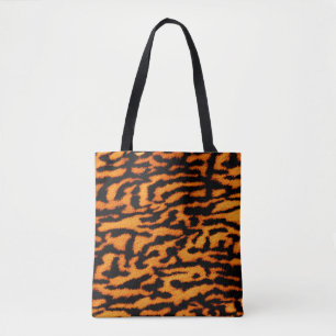 Exotic Strip Big Cat Safari Deep Orange Tasche