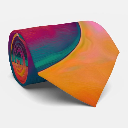 „Exotic Succulent Pop Art " Krawatte (Gerollt)