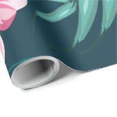 Exotic Summer Floral Geschenkpapier (Rolleneckpunkt)