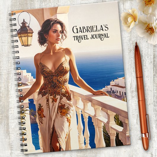 Exotic Summer Travel Journal Notizblock