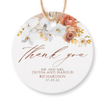 Exotic Terracotta Floral Elegante Boho Vielen Dank