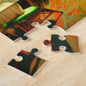 Exotic Tiki Room Tropical Jungle Date Night Puzzle (Seite)