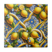 Exotic Tile Accents | Moroccan Mediterranean Lemon Fliese (Vorderseite)