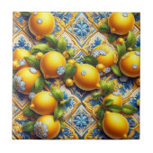 Exotic Tile Accents | Morrocan Mediterranean Lemon Fliese (Vorderseite)