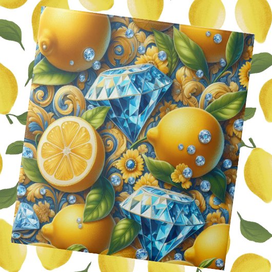Exotic Tile Accents | Morrocan Mediterranean Lemon Fliese