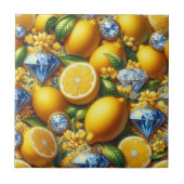 Exotic Tile Accents | Morrocan Mediterranean Lemon Fliese (Vorderseite)