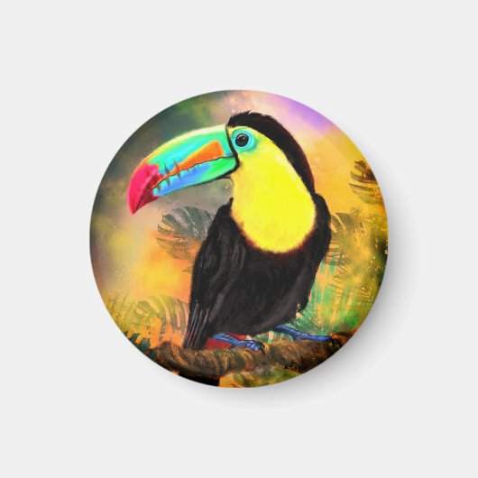 Exotic Toco Toucan Bird Magnet (Vorne)
