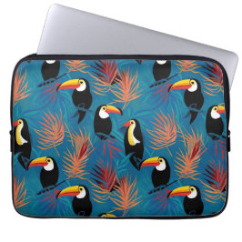 Exotic Toucan Pillow Lebendes tropisches Vogelmust Laptopschutzhülle