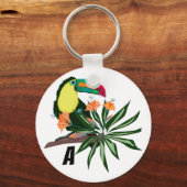 Exotic toucan tropischen Vogel bunt Hawaii Natur Schlüsselanhänger (Vorderseite)