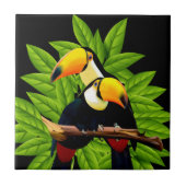 Exotic Toucans Fliese (Vorderseite)