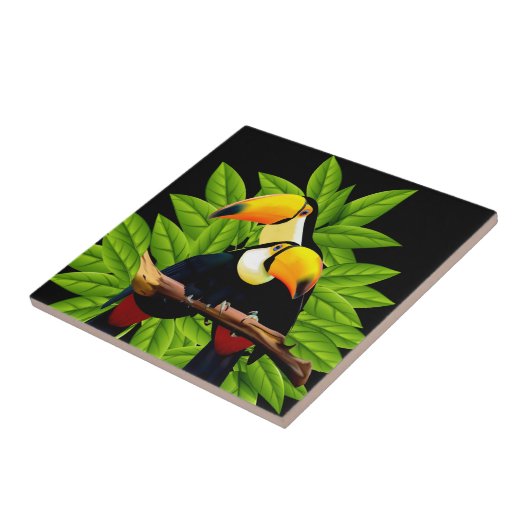 Exotic Toucans Fliese (Seite)