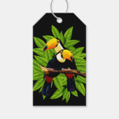 Exotic Toucans Geschenkanhänger (Vorderseite)