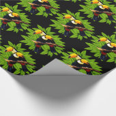 Exotic Toucans Geschenkpapier (Ecke)