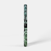Exotic Tribal Green Gradient Mandala Samsung Galaxy Hülle (Rechte Seite)