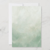 Exotic Tropical Banana Blätter Geometric Wedding Einladung (Rückseite)