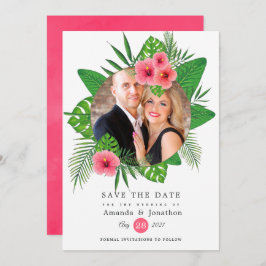Exotic Tropical Beach Foto Hochzeit Save The Date