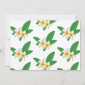 Exotic Tropical Beach Foto Hochzeit Save The Date (Rückseite)