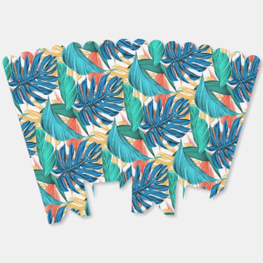 Exotic Tropical Blätter Popcorn Box Geschenkschachtel (Ungeklappt)