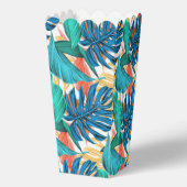 Exotic Tropical Blätter Popcorn Box Geschenkschachtel (Vorderseite)