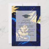 Exotic Tropical Forest Toucan Graduation Party Einladung (Vorderseite)